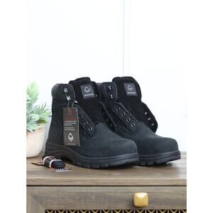 Wolverine Steel Toe Work Boots Men 8EW Wide EH ASTM F2413 Black Safety Boots NEW